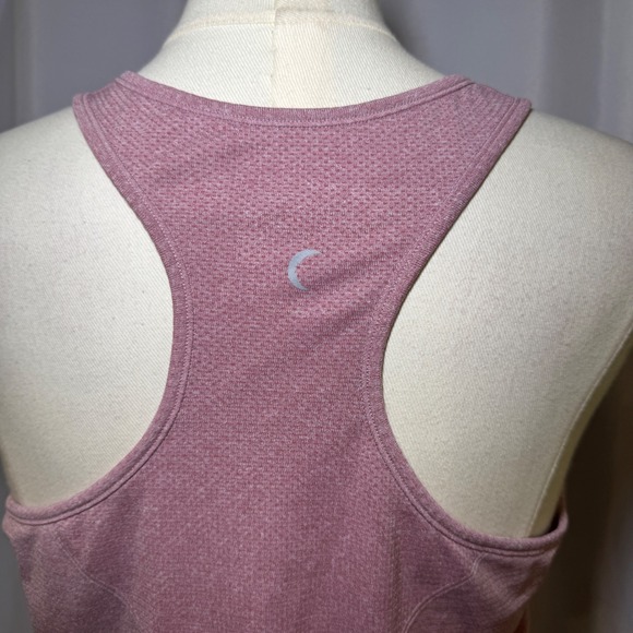 Zyia Active Copper Charged Tank Mauve Pink Heather Racerback Seamless XL - Picture 4 of 6